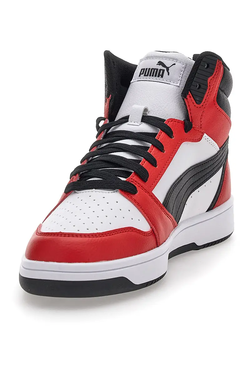 Sneakers Mid Cut Rosse e Nere Puma Rebound V6 miniatura 3