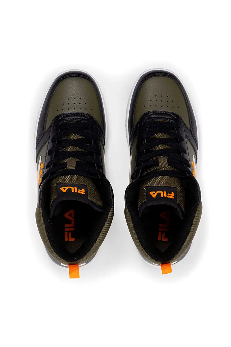Sneakers Mid-Cut Verde Oliva con Lacci FILA REGA NF MID TEENS miniatura 3