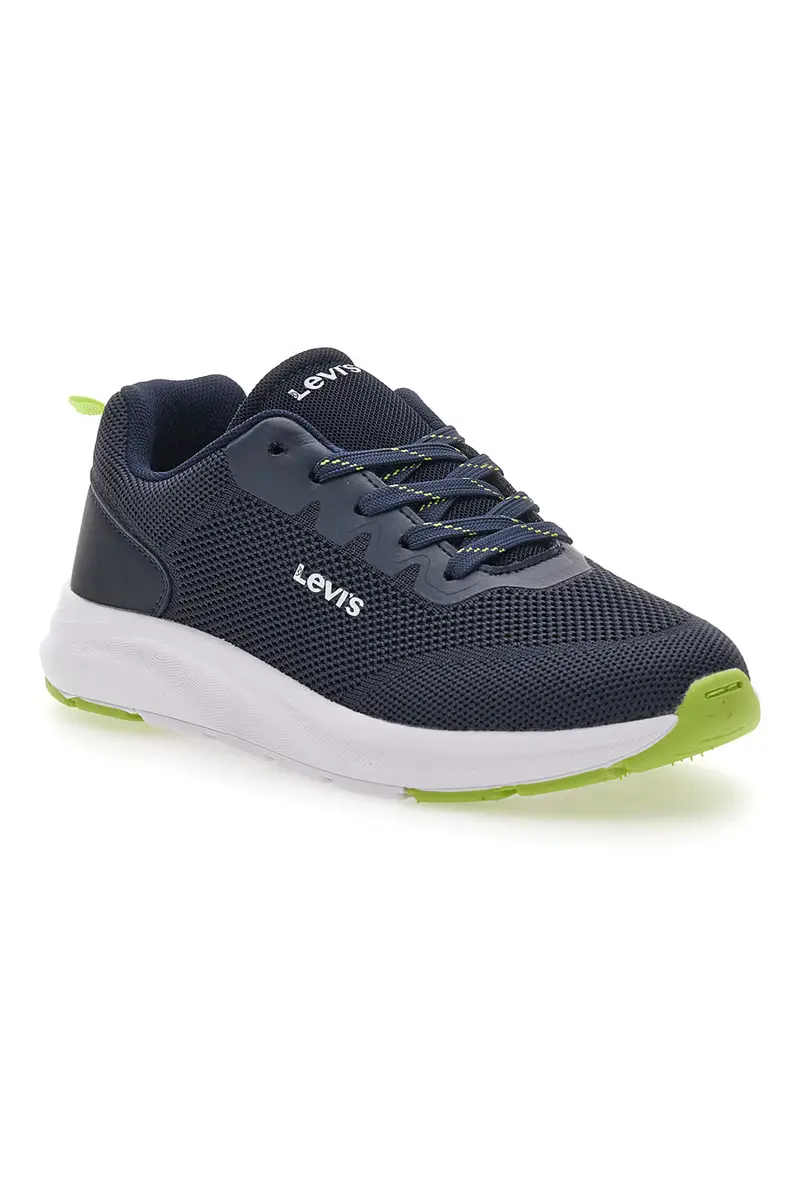 Sneakers Navy con Lacci e Suola Bianca LEVI'S 08000 miniatura 2