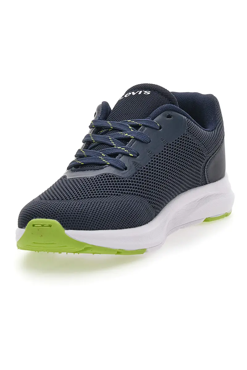 Sneakers Navy con Lacci e Suola Bianca LEVI'S 08000 miniatura 3