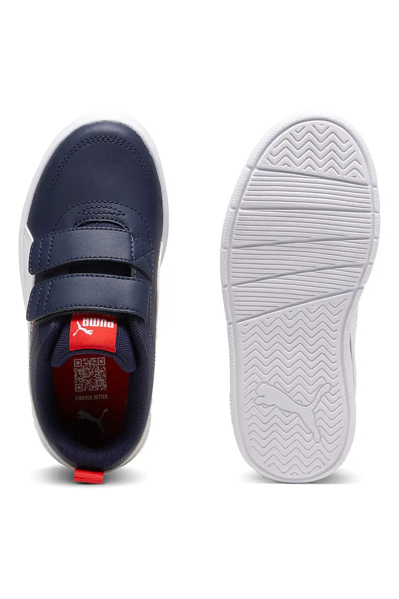 Sneakers Navy Con Strappi PUMA COURTFLEX V3 PS miniatura 3
