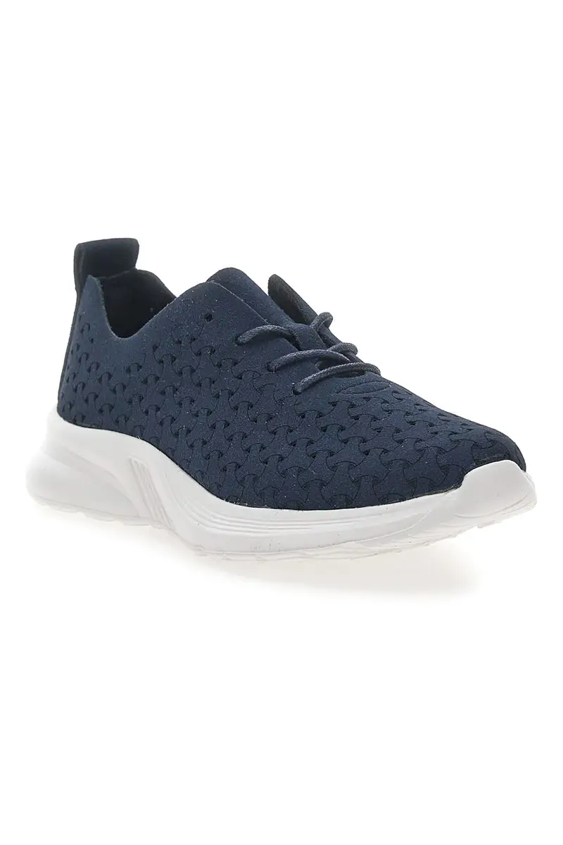 Sneakers Navy con Tomaia Traforata TALEMI BK25S861 miniatura 2