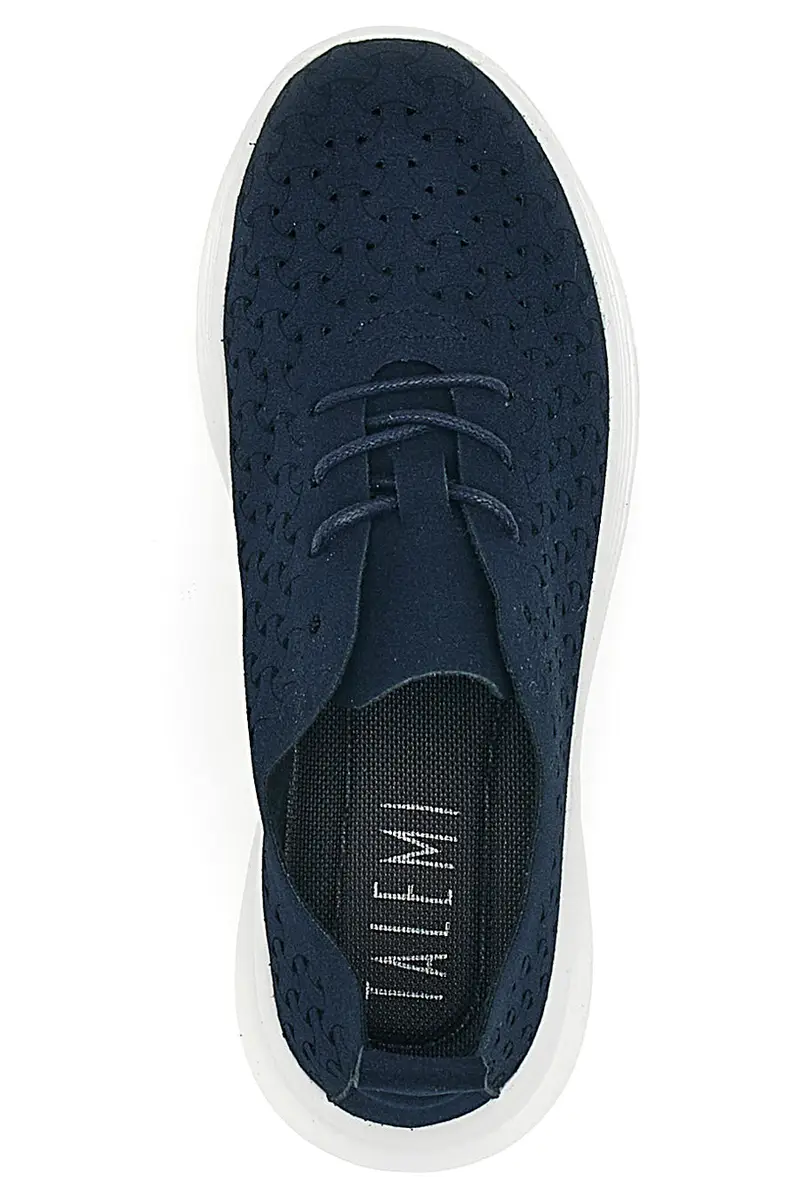 Sneakers Navy con Tomaia Traforata TALEMI BK25S861 miniatura 3
