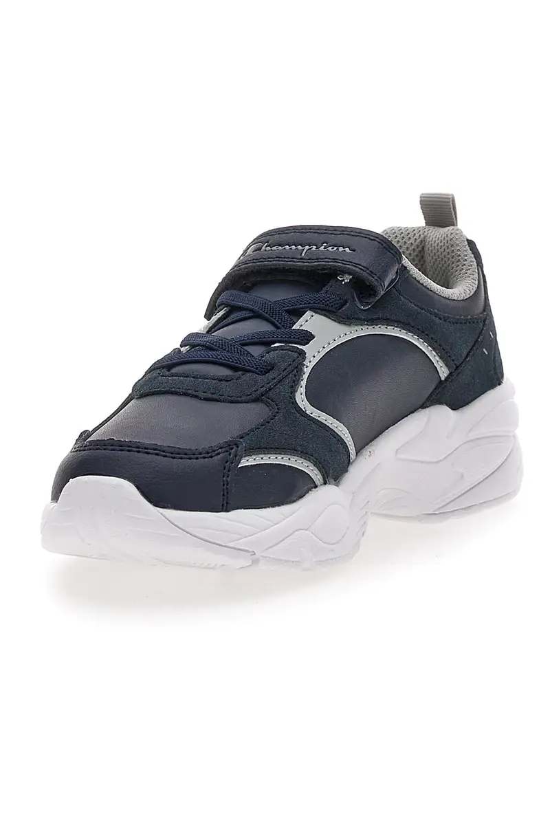 Sneakers navy con velcro champion count b ps miniatura 3