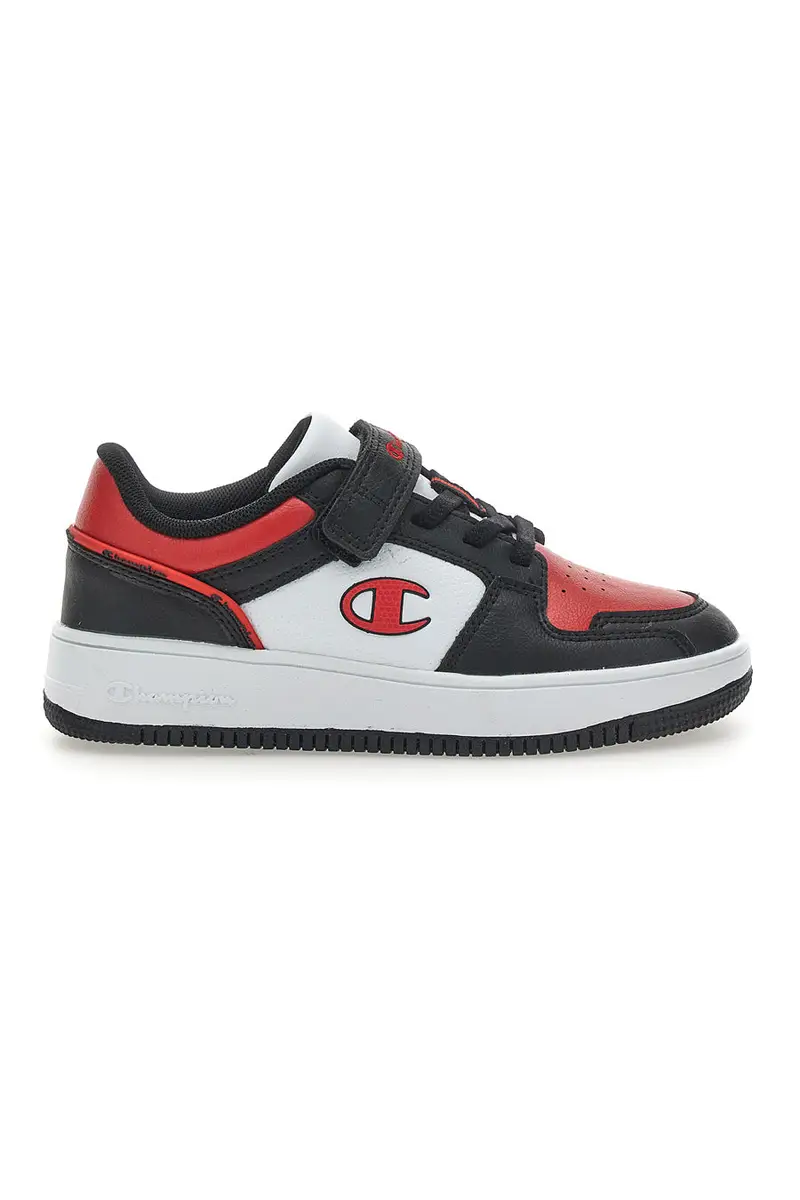Sneakers Nere Bianche e Rosse Champion RD18 2 Low B Ps