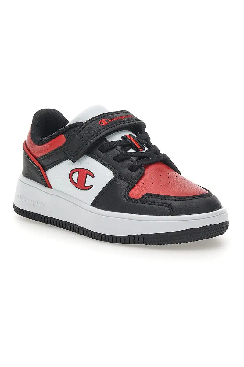 Sneakers Nere Bianche e Rosse Champion RD18 2 Low B Ps miniatura 2