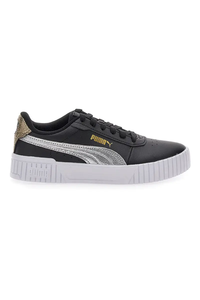 Sneakers Nere Casula con Lacci Puma Carina 2.0 Mettalic Shine