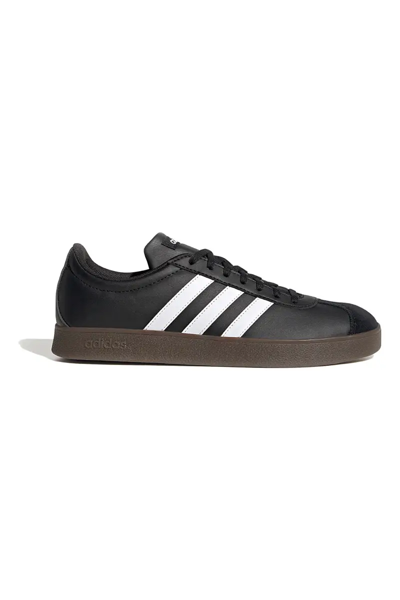 Sneakers Nere con Bande Bianche Adidas VL Court Base