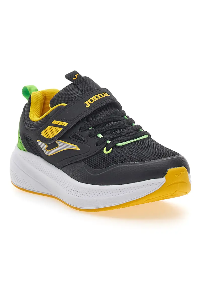 Sneakers Nere con Dettagli Gialli e Verdi JOMA FERRO J5 2501 miniatura 2