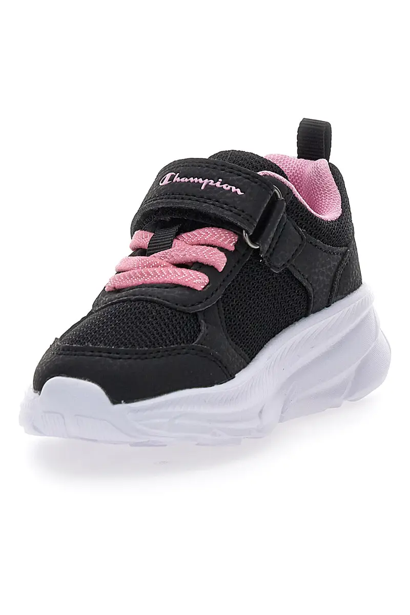 Sneakers nere con dettagli rosa e strappo Champion HRO G TD Low Cut Shoe miniatura 3