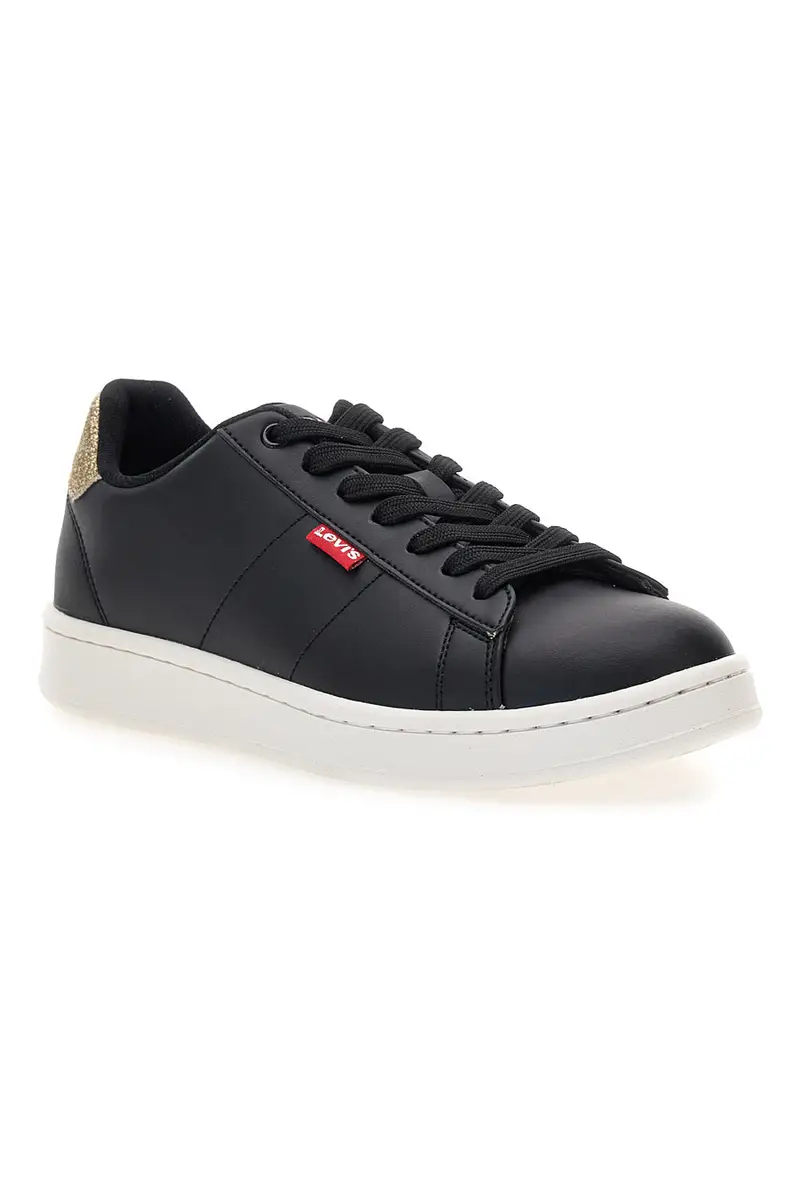 Sneakers nere con dettaglio glitter oro Levi's Bell Jr miniatura 2