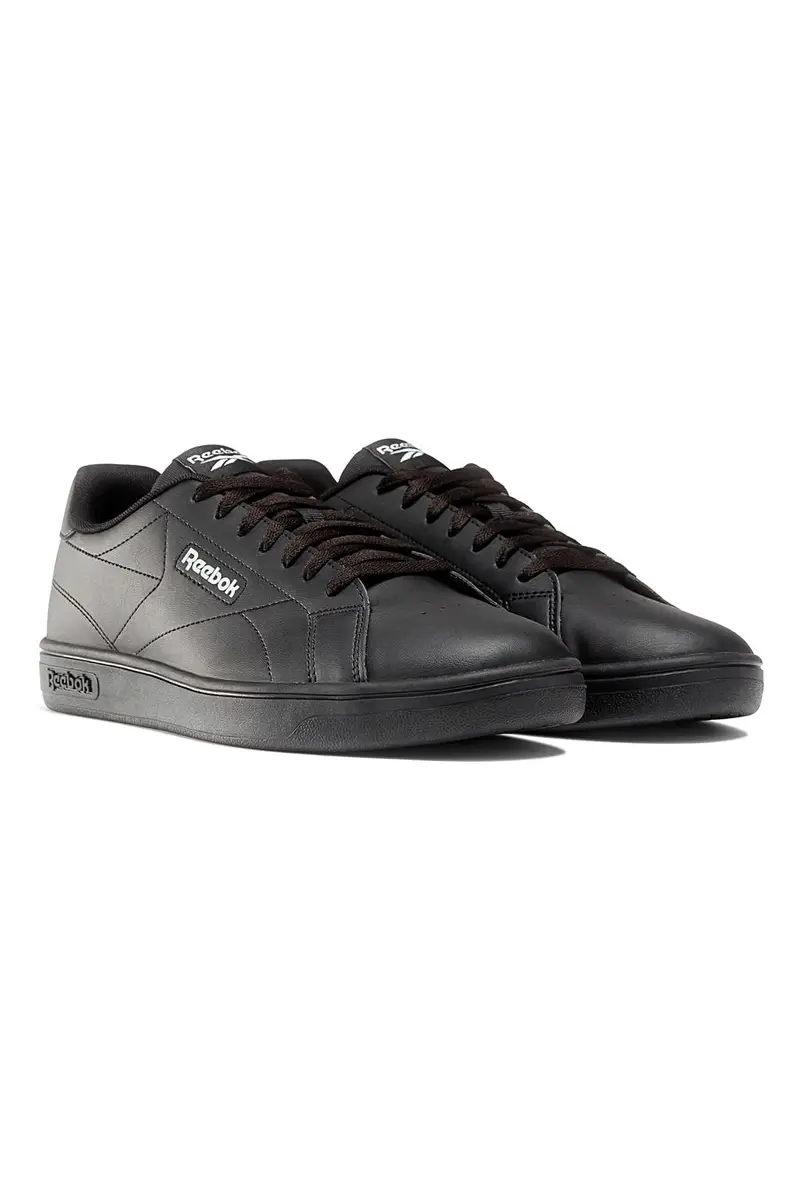 Sneakers Nere con Loghi Bianchi Reebok Court Clean miniatura 2