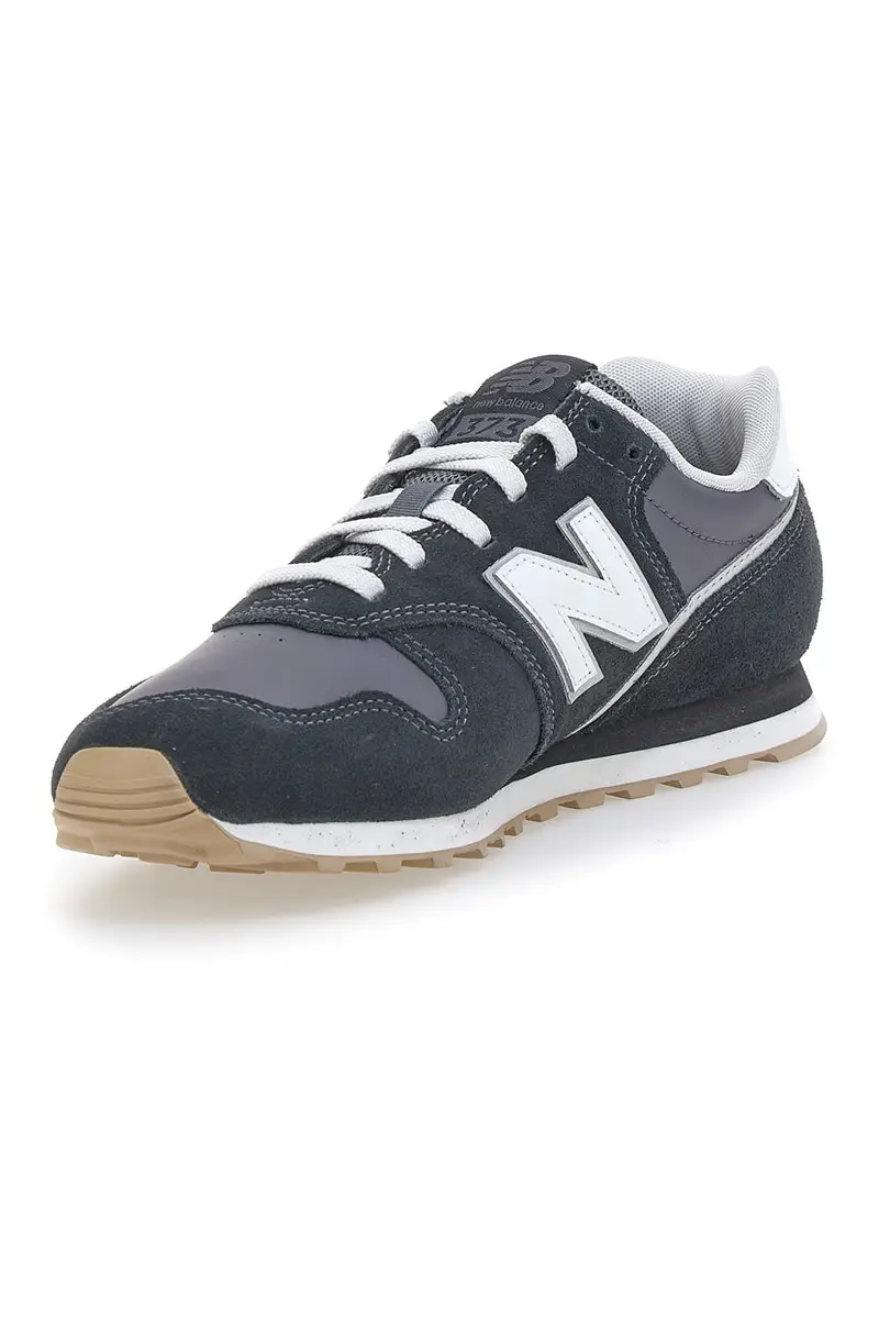 Sneakers Nere Con Pelle Scamosciata New Balance 373 miniatura 3