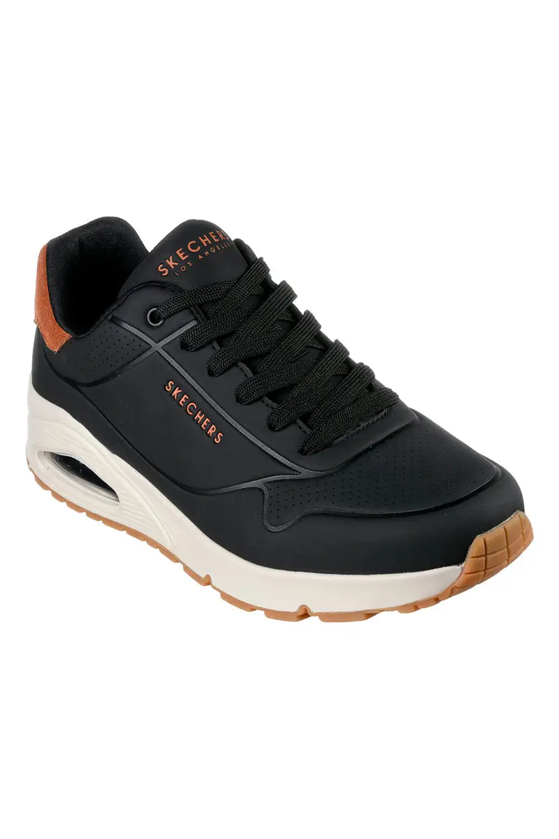 Sneakers nere con suola ammortizzata Air-Cooled Memory Foam Skechers Uno Suited On Air miniatura 2