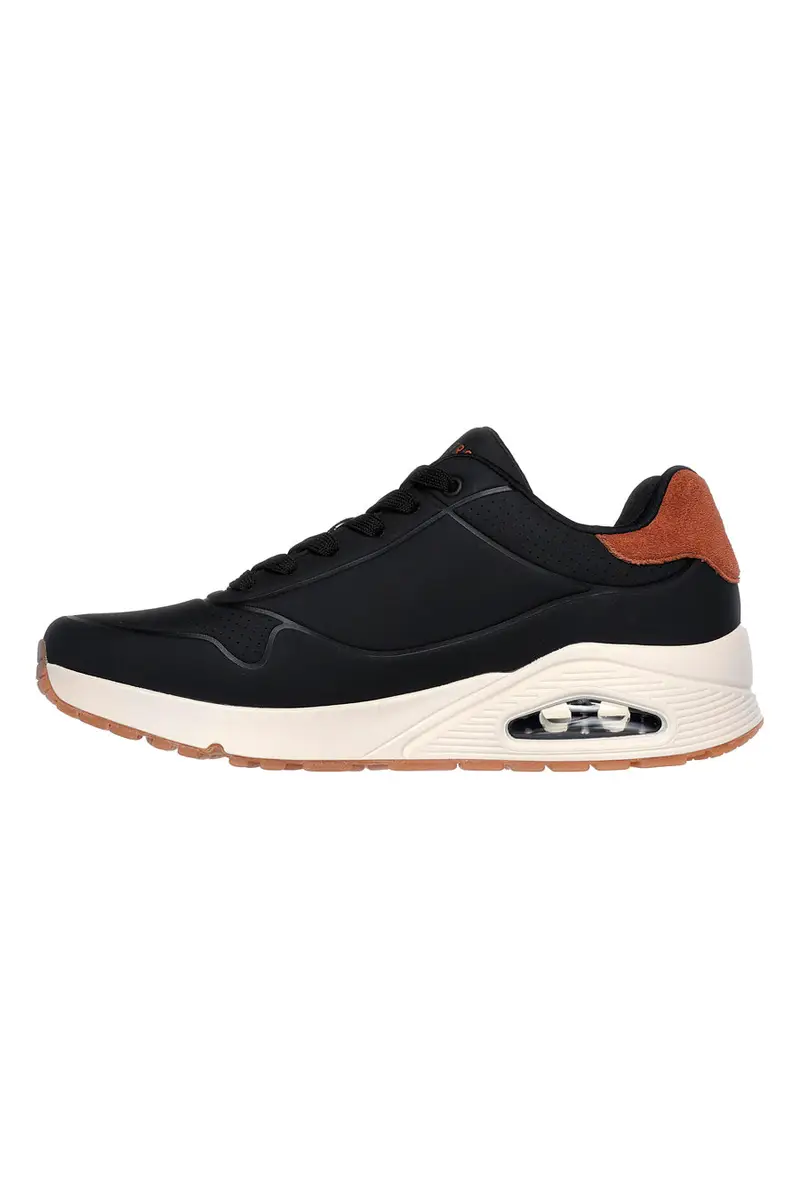 Sneakers nere con suola ammortizzata Air-Cooled Memory Foam Skechers Uno Suited On Air miniatura 3