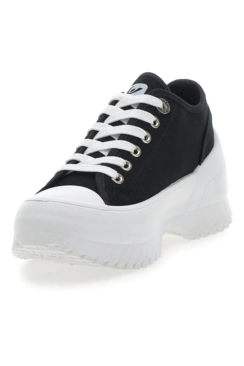 Sneakers Nere Con Suola Platform Bianca FREDDY FY7601 miniatura 3