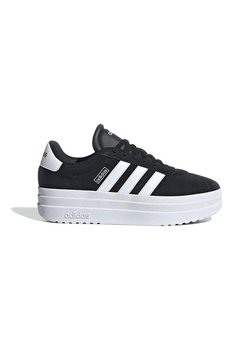 Sneakers Nere e Bianche Con Flatform Adidas VL Court Bold miniatura 2