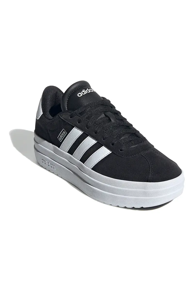Sneakers Nere e Bianche Con Flatform Adidas VL Court Bold miniatura 3