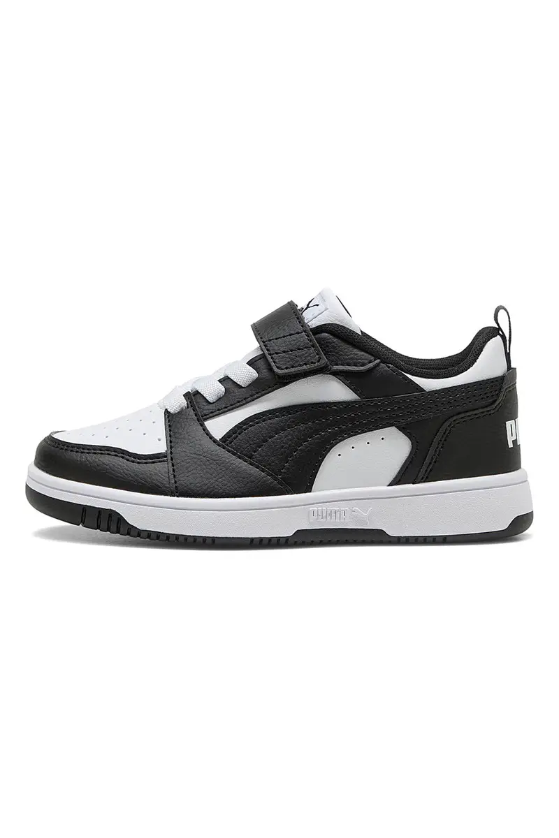 Sneakers nere e bianche con strappo Puma Rebound V6 Lo AC+ PS