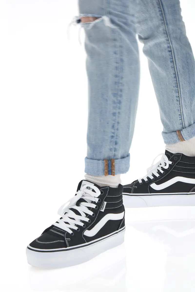 Sneakers Nere e Bianche Mid-cut Vans Filmore Hi Platform miniatura 2