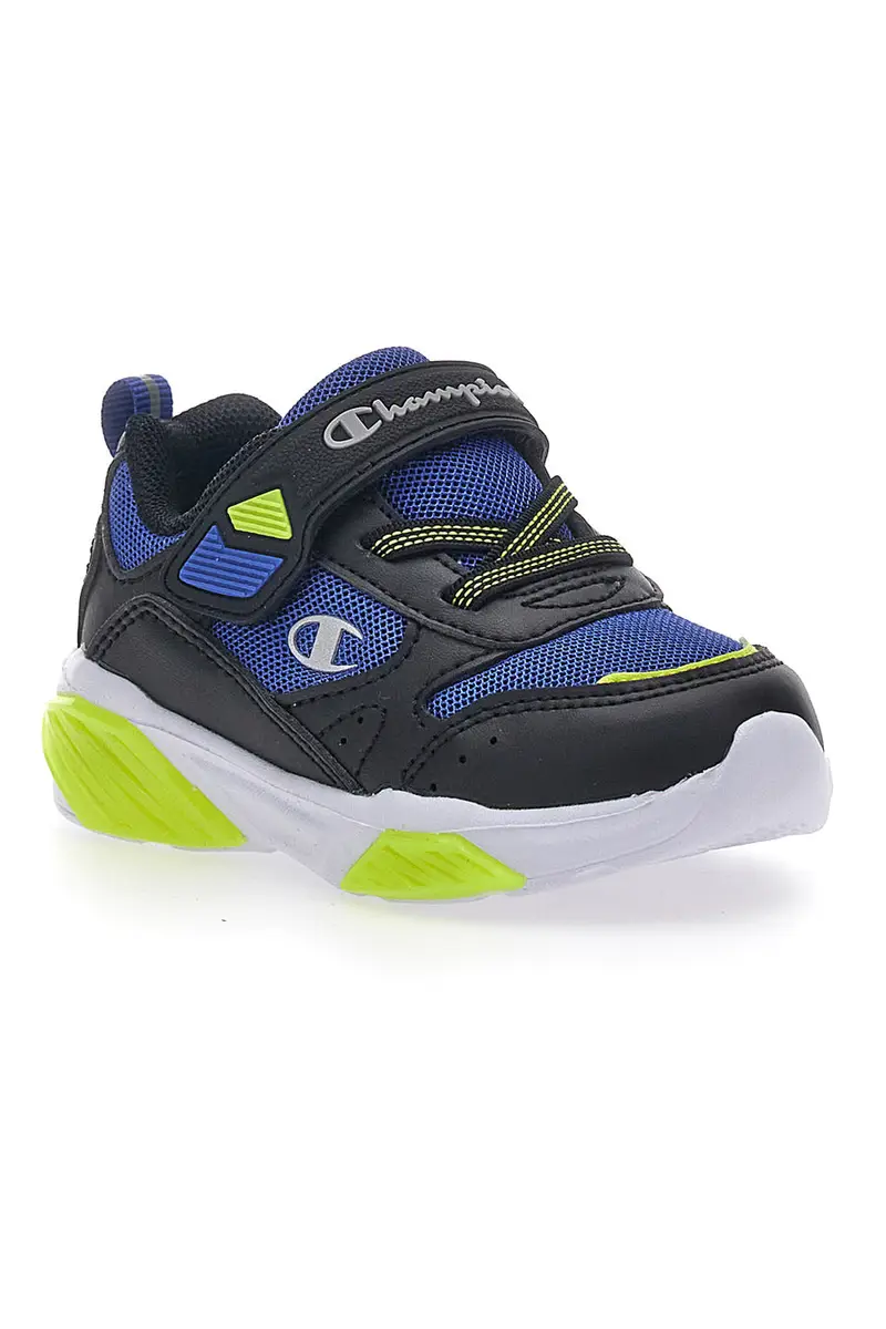 Sneakers Nere e Blu Con Luci Champion Wave B TD miniatura 2