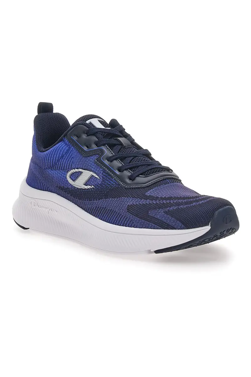 Sneakers Nere e Blu con Tomaia in Mesh CHAMPION GALACTIC Low Cut Shoe miniatura 2