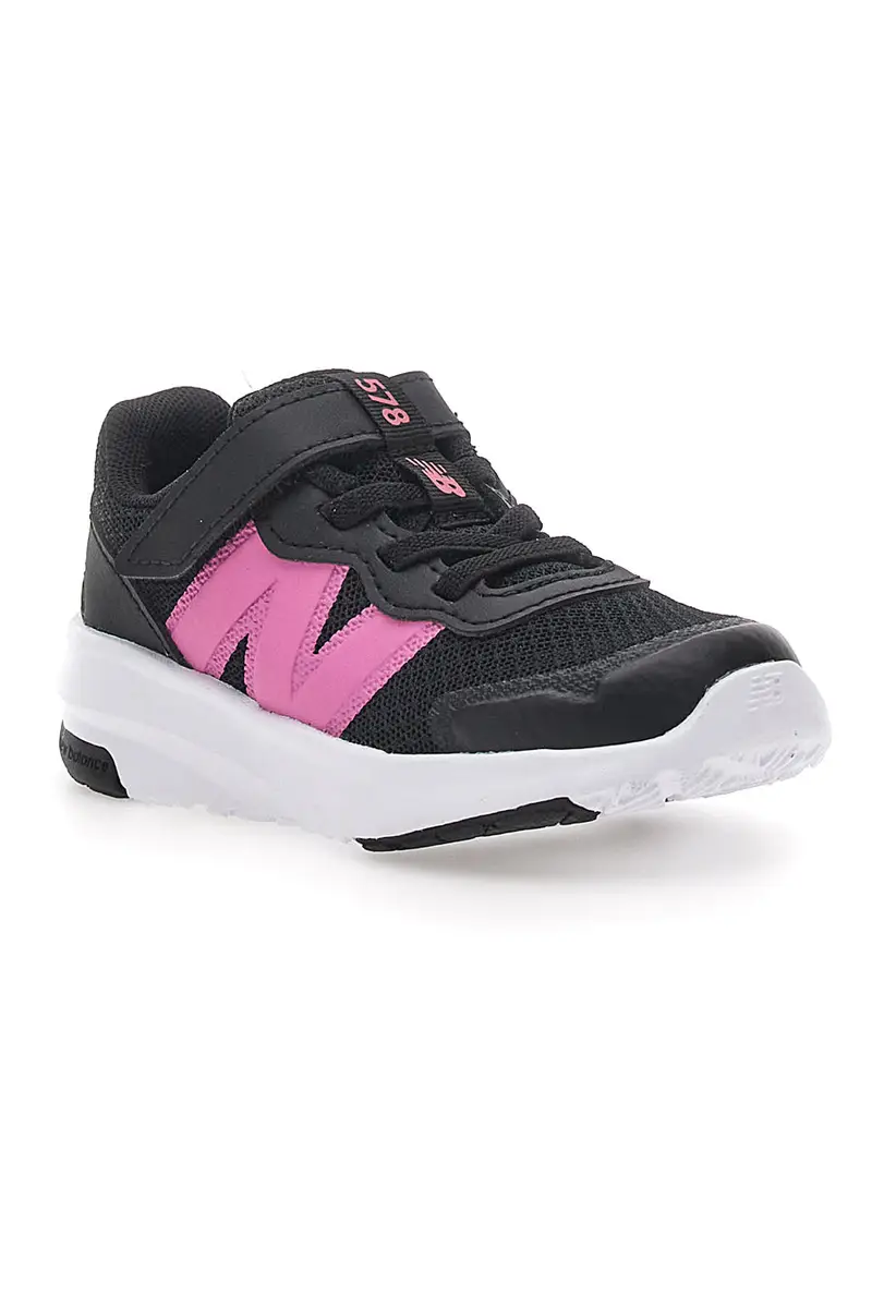 Sneakers nere e fucsia New Balance 578 miniatura 2