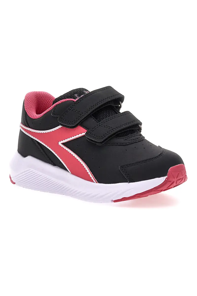 Sneakers Nere e Rosa Con Strappi In Velcro DIADORA FALCON 4 SL JR V miniatura 2