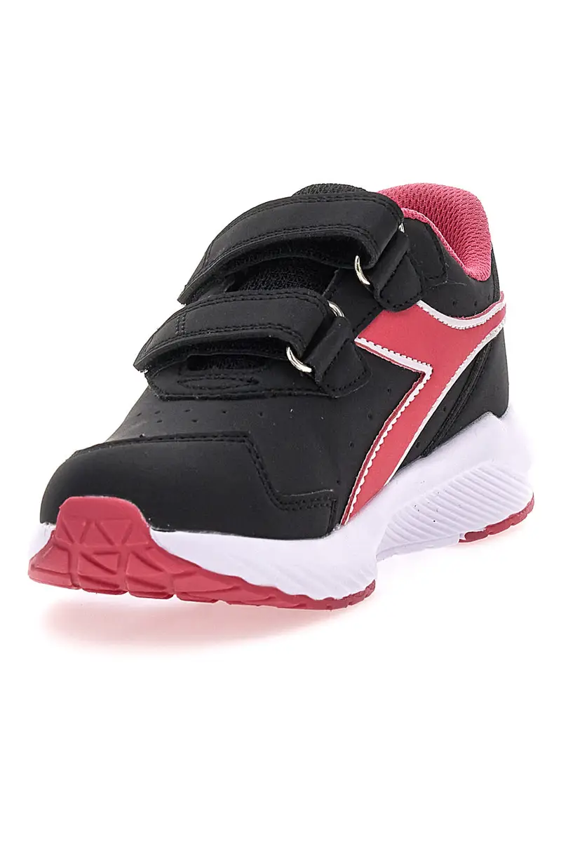 Sneakers Nere e Rosa Con Strappi In Velcro DIADORA FALCON 4 SL JR V miniatura 3