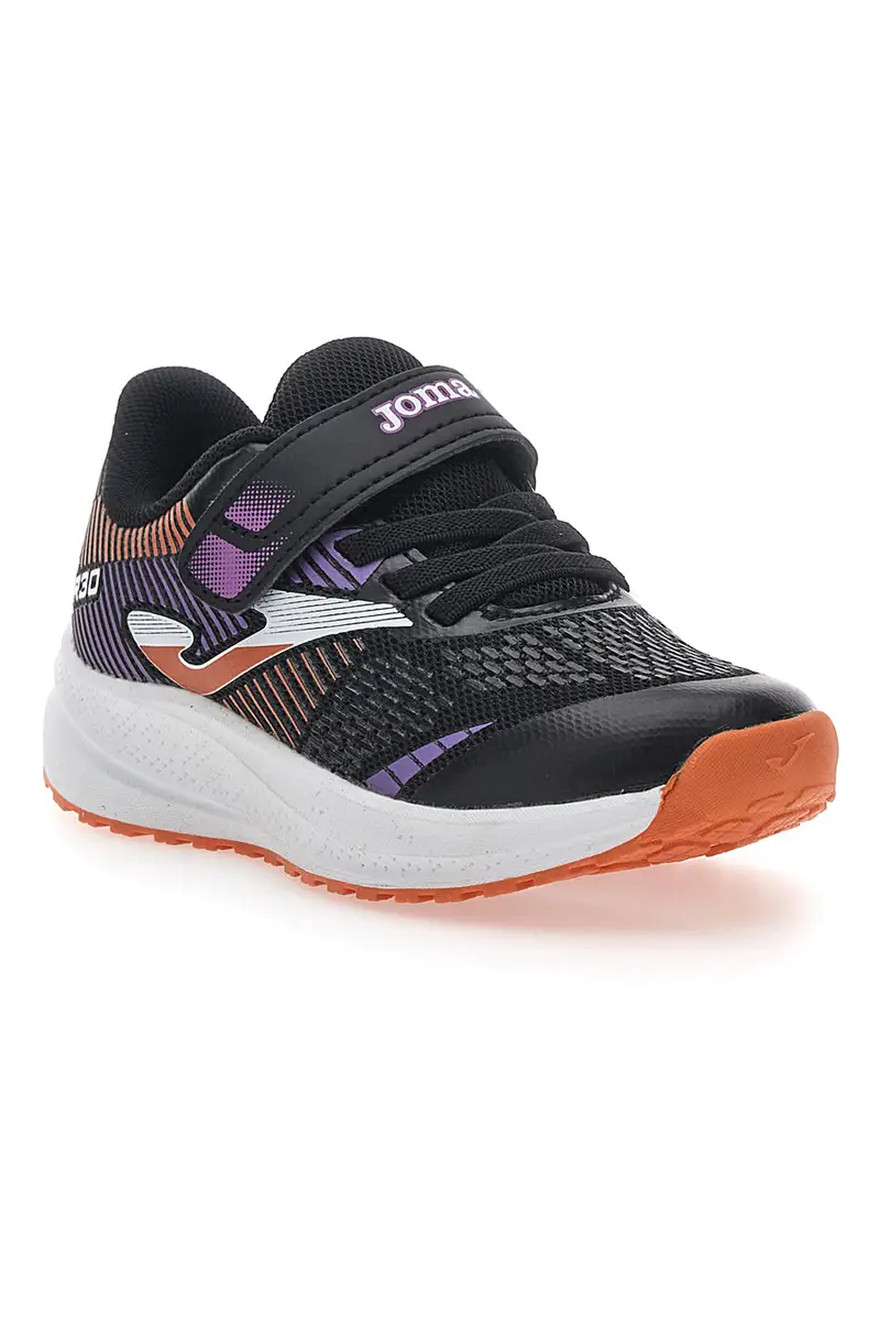 Sneakers Nere e Viola con Velcro JOMA PLATEA LOW JR 2506 miniatura 2