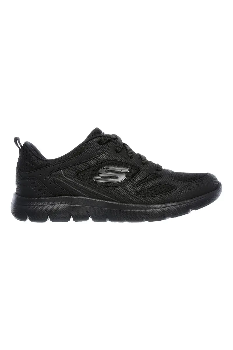 Sneakers nere in pelle e mesh con Memory Foam Skechers Summits Suited