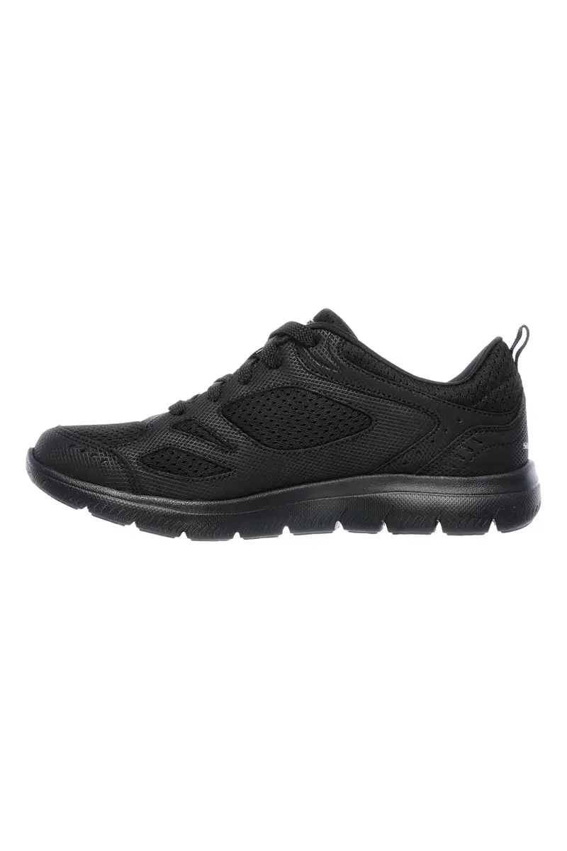 Sneakers nere in pelle e mesh con Memory Foam Skechers Summits Suited miniatura 3