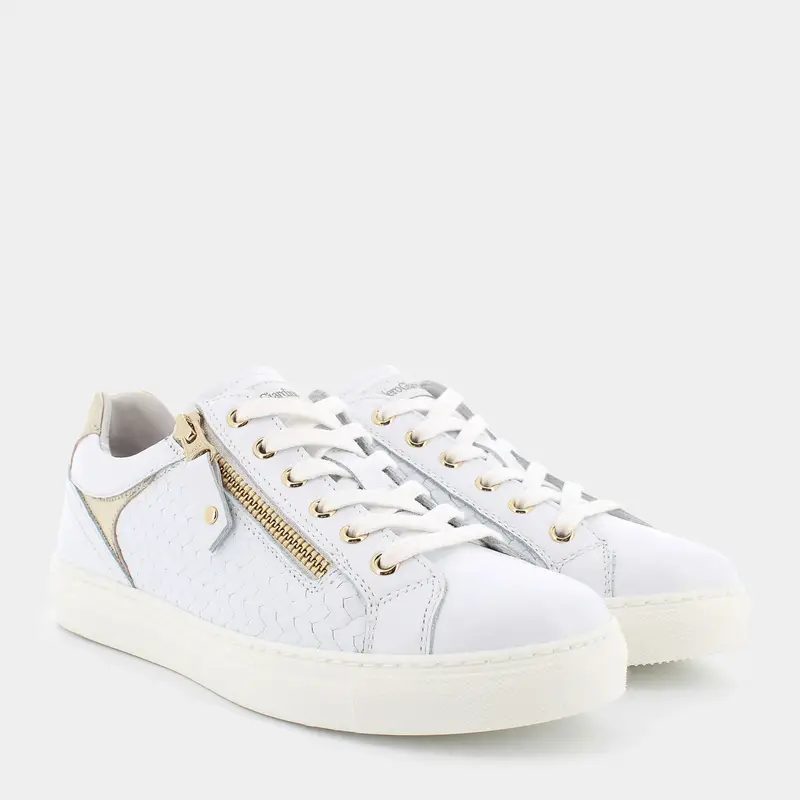 Sneakers Nero Giardini da Donna, bianco miniatura 2
