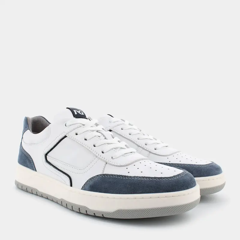 Sneakers Nero Giardini da Uomo, bianco miniatura 2