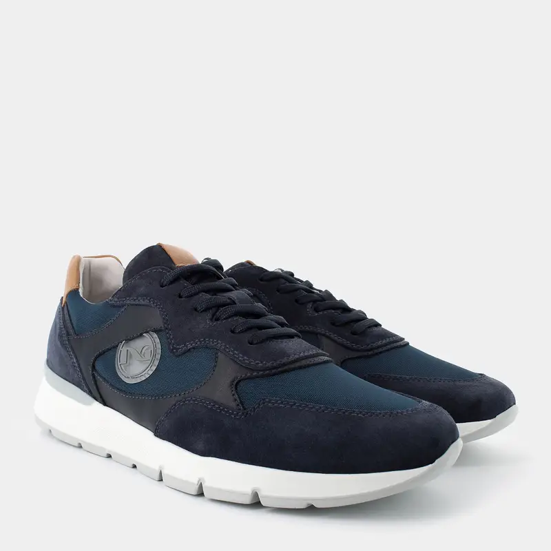 Sneakers Nero Giardini da Uomo, blu miniatura 2