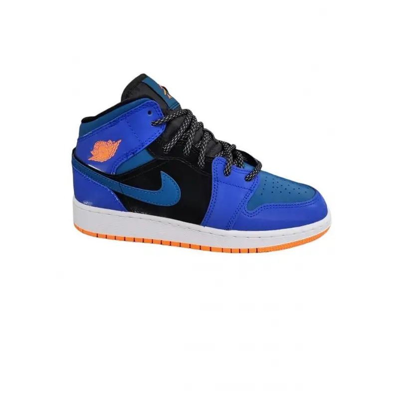 Sneakers nike air jordan 1 mid racer-pelle- blu/azzurro/nero-554725-440 |  Nike