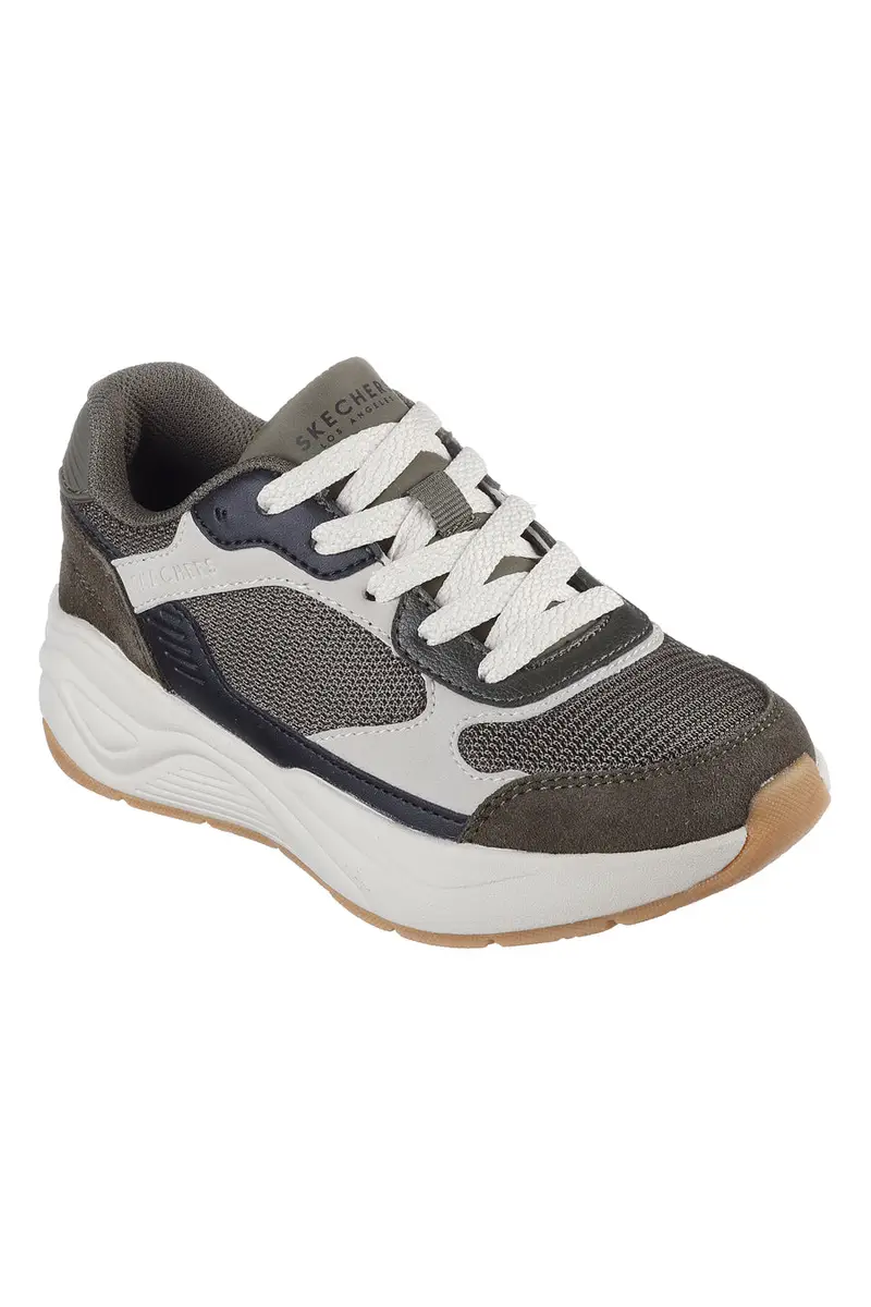 Sneakers Oliva e Beige Skechers Nova Jogger miniatura 2