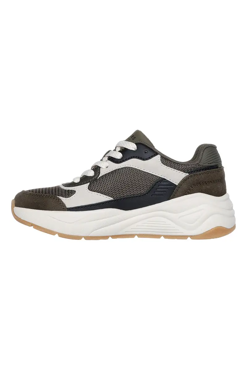 Sneakers Oliva e Beige Skechers Nova Jogger miniatura 3