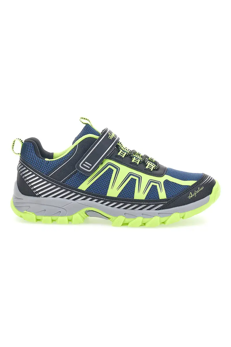 Sneakers Outdoor Blu e Lime Australian AU24G105