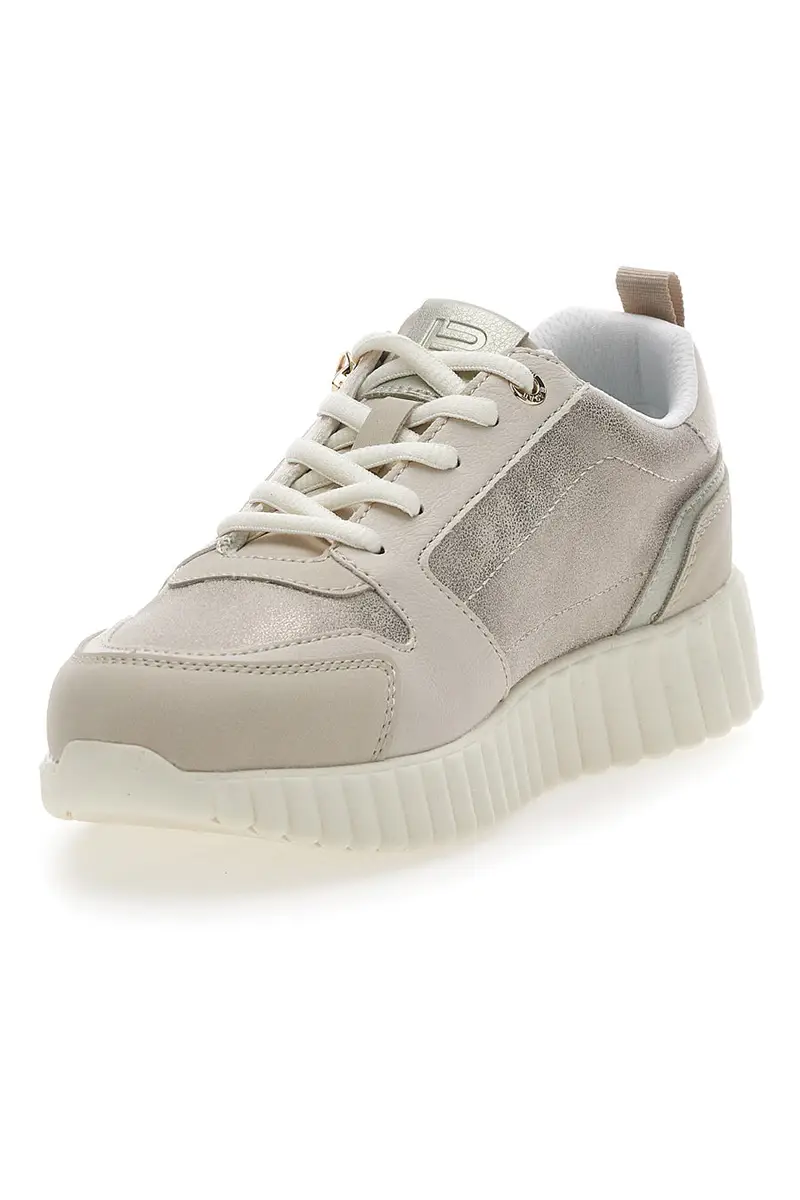 Sneakers Panna con Lacci Bugatti D44ADO11 miniatura 3