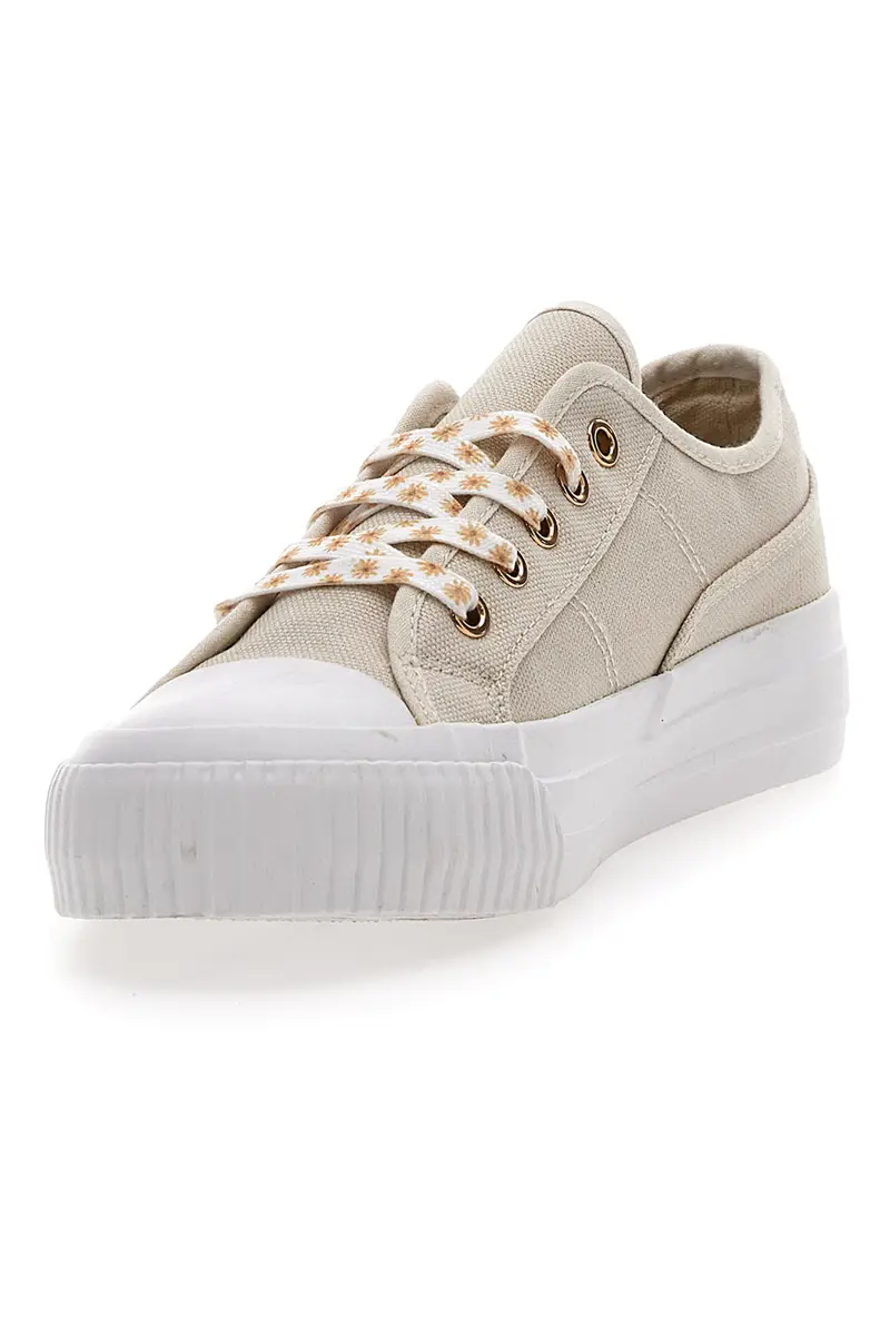 Sneakers Panna in Tela Me & Me 1878 miniatura 3