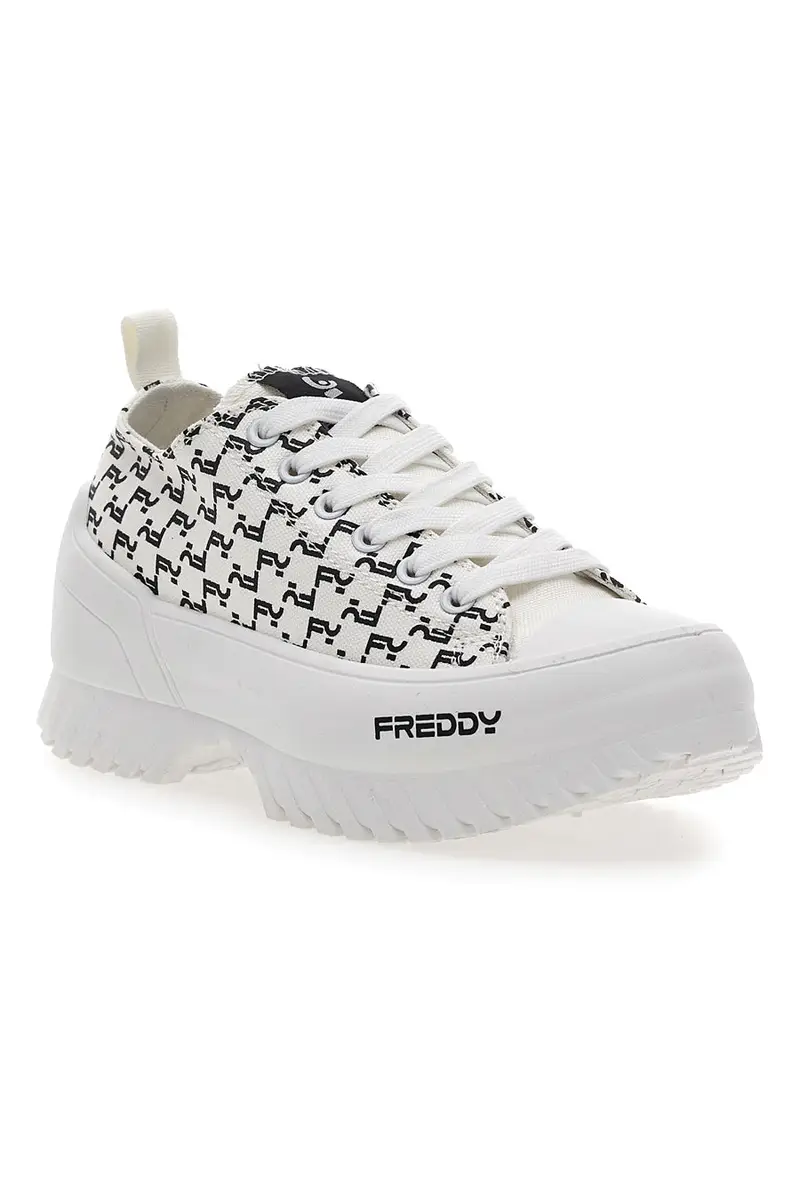 Sneakers Platform Bianche Freddy 7582 miniatura 2