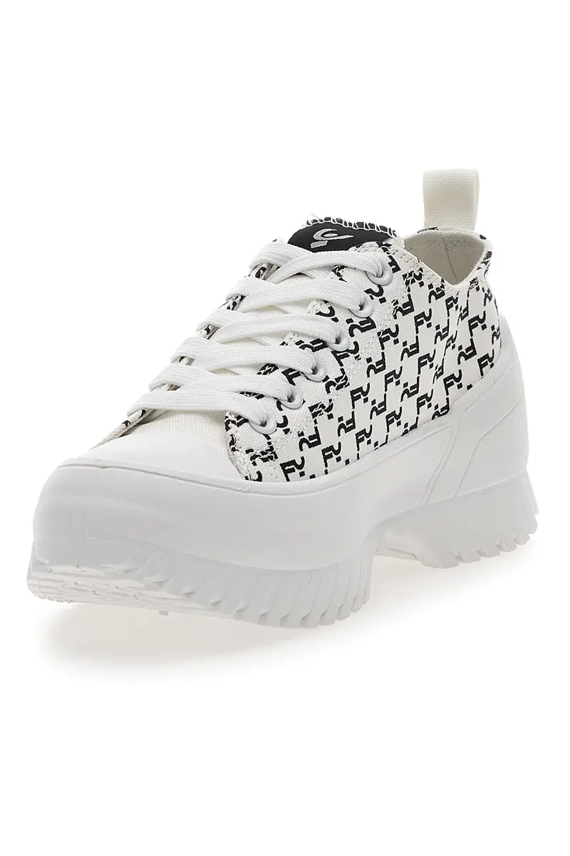 Sneakers Platform Bianche Freddy 7582 miniatura 3