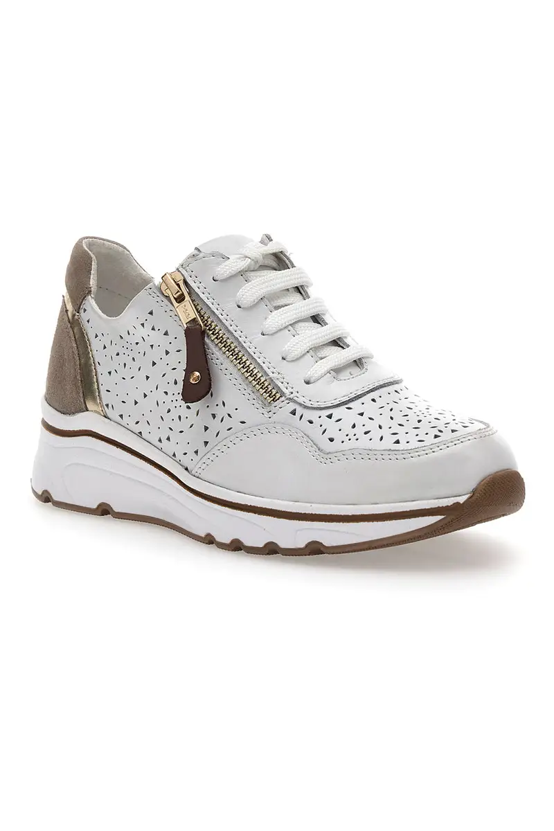 Sneakers Platform Bianche Mio tempo 21464 miniatura 2