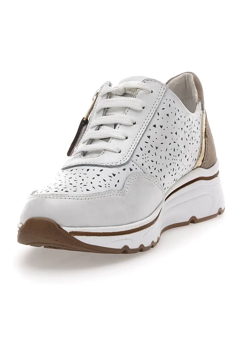 Sneakers Platform Bianche Mio tempo 21464 miniatura 3