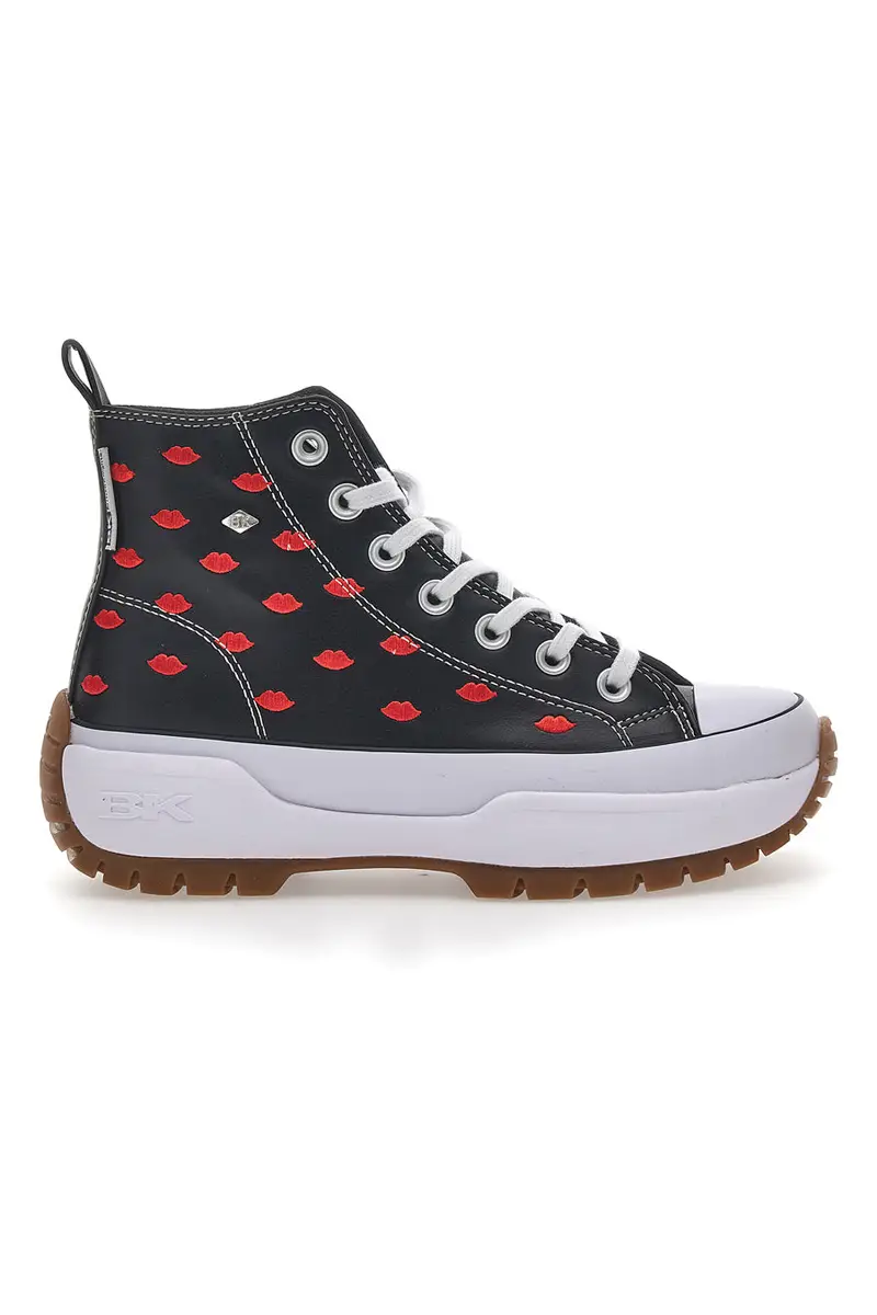 Sneakers Platform British Knights Kaya Mid Fly Nero miniatura 2