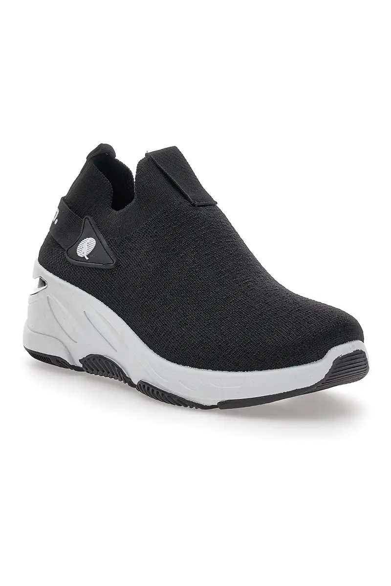 Sneakers Platform Nere Casual Canguro 1218 miniatura 2