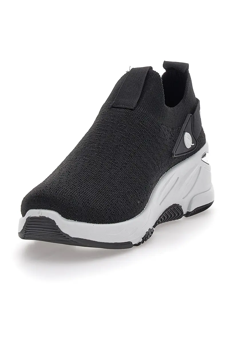 Sneakers Platform Nere Casual Canguro 1218 miniatura 3