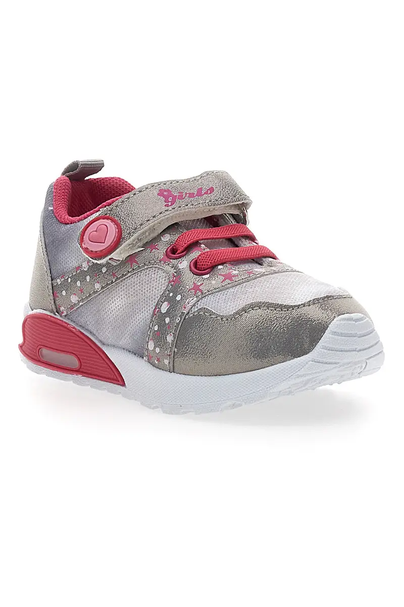 Sneakers primi passi argento Pitt Kids PK2186A miniatura 2