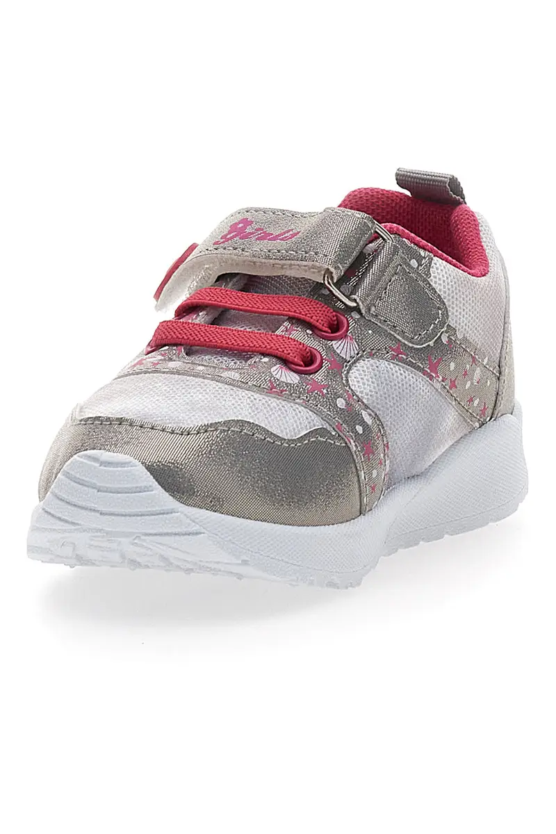 Sneakers primi passi argento Pitt Kids PK2186A miniatura 3